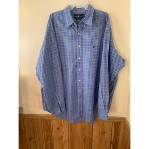 Men's Ralph Lauren Button Up Long Sleeve Shirt Size XXL